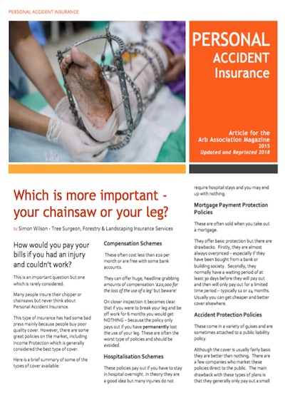 personal accident insurance